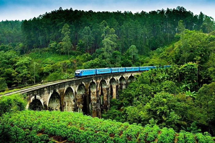 Scenic train ride from Kandy to Ella